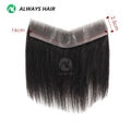 8 Colors 0.08-0.10 PU Man Hair Fringes Forehead Natural Hairline Toupee All V Loop Invisible Bangs Front Line Hair Patch 2.5x16 MegaBDM