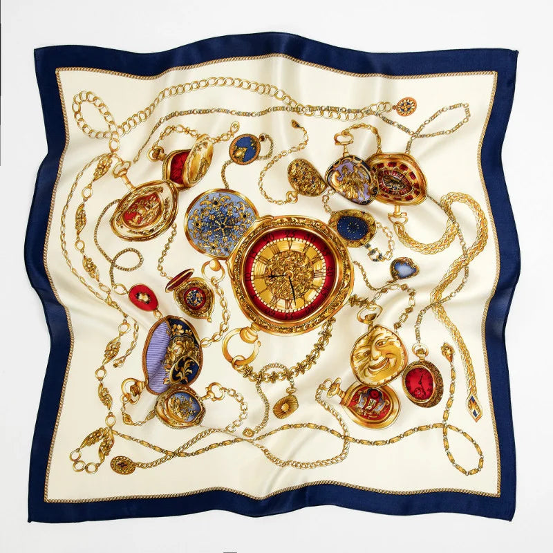 Designer Custom Printed Dog Bandanas and Woman's Bandana Scarves Autumn Silk Square with Argyle and Bows Pattern