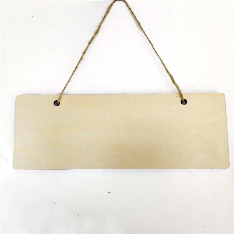 Rectangle Wood Plaque Sublimation Door Wall Hanging Blanks Plywood for Sublimation
