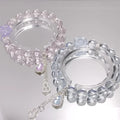 Crystal Glaze Beaded Bracelet Jewelry Fantasy Popcorn Cracked Crystal Beads Bracelet Ice Crystal Colorful Chinese Gourd Bracelet