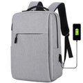 New Custom Design Men Business Laptop Backpack Large Capacity Students Bookbag Waterproof School Bag with USB Charging