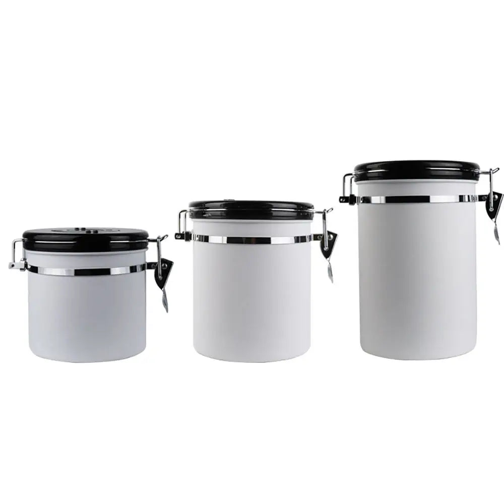Thickened Stainless Steel sealed Storage tank Fresh-keeping Jar Confectionery Milk Powder tank