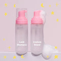 Wholesale Eyelash Extension Foam 60ml Eyelash Extension Shampoo with Brush Gentle Aftercare Foaming Eyelash Shampoo