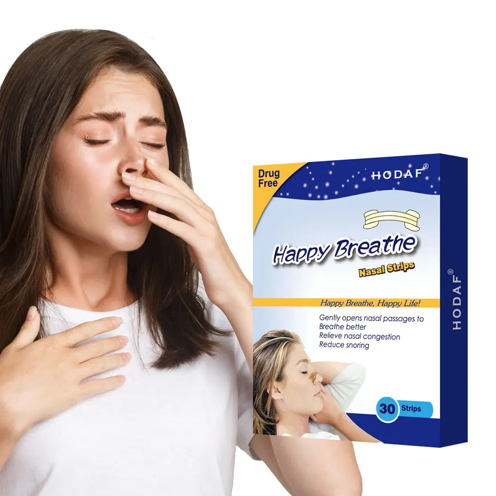 Customized Logo Nose Patch Stop Snoring Sleep Nasal Strips for Better Breathing Health Care