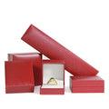 2023 New Ring Box Red Leather Necklace Packaging Box Bracelet Wholesale Jewelry Box BT231