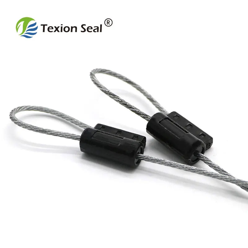 TX-CS303 Disposable Safety Tamper Evident Stainless Steel Cable Seal with Number