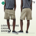 380G Woven Pants With Inner Hem Wrap Over Knee Trendy Men's Sports Shorts Loose Blank Pants Customized
