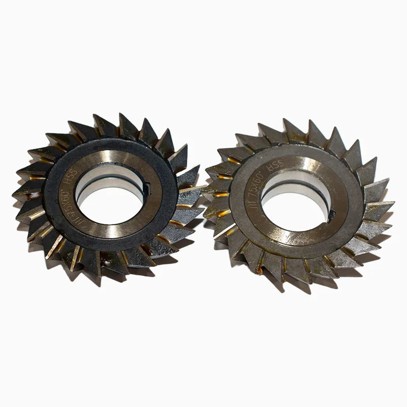 HSS Single Angle Milling Cutter for Milling Diameter 35-100 Dovetail Cutter 30/40/45/55/60/65/70/75/80/85/90 Degrees