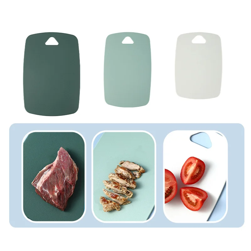 3 Piese Custom Food-Safe Cutting Cheese Meat Vegetables Plastic PP Board Organizers Cutting Board Set