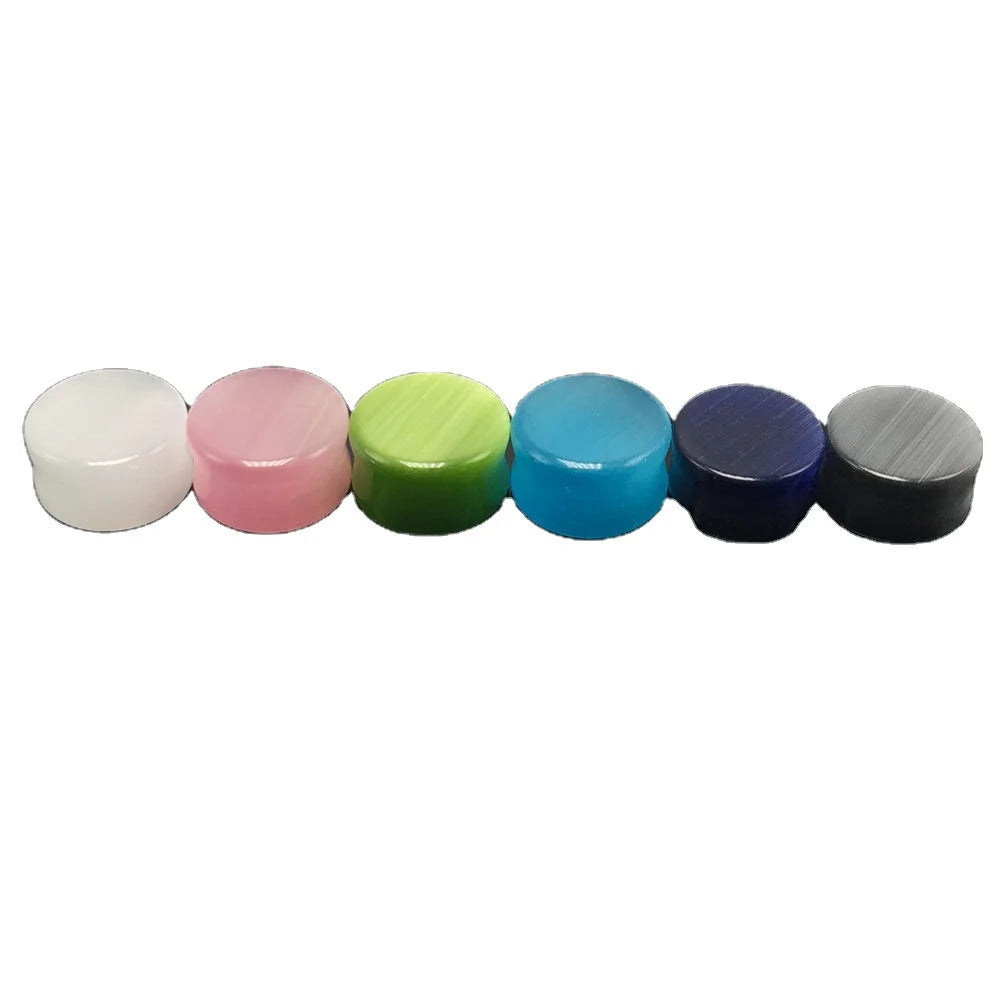 Huiying Diy 6mm Ear Plug Body Piercing Jewelry Opal Stone Tunnels Ear Expander Stretcher Stone Ear Plugs