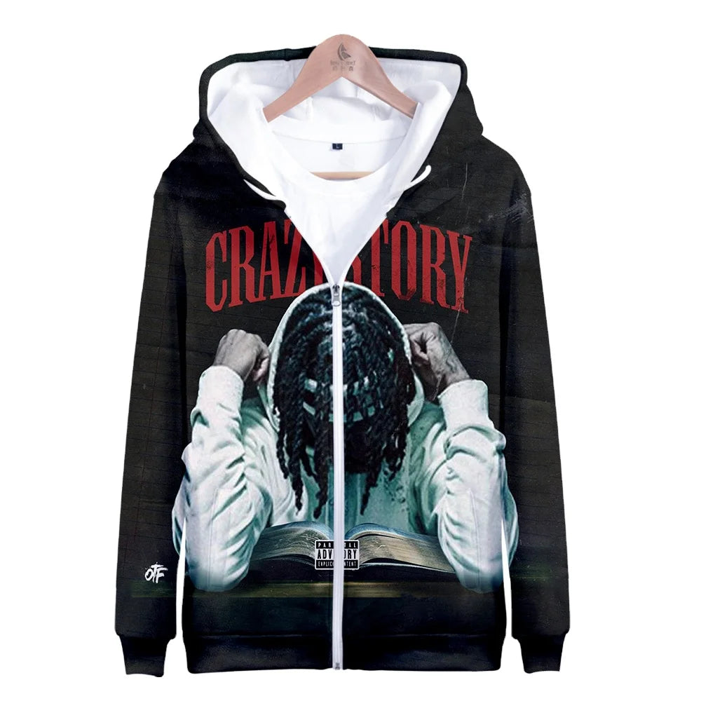 New Style Wholesale Sublimation Printed Hoodies With Zipper Factory Direct Sale Stock Custom Zip up Hoodie Sweatshirt Pull Over