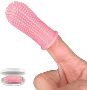 Wholesale Pet Toothbrush Dog Finger Toothbrush Silicone Easy to Clean Pet Finger Cleaning Toothbrush