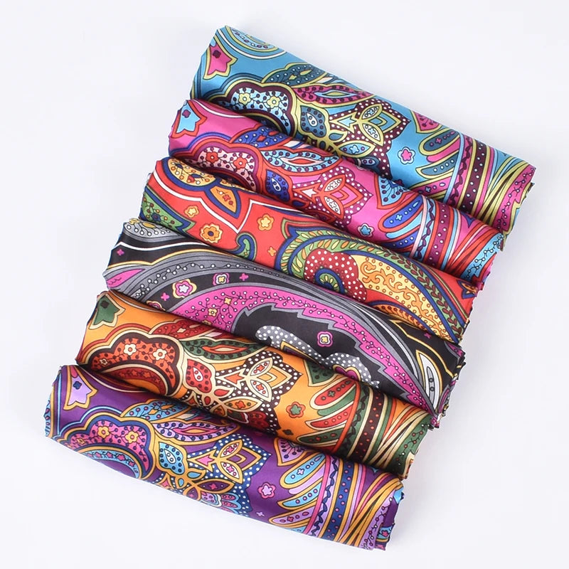 Spring 2026 New Fashion Personality Trend Cashew Nut 90 Colored Ding Large Scarf Women's Spot Wholesale Customizable Logo