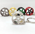 Car Tyre Wheel Hub Keychain MB Design JDM