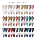 Vendeeni Top Quality Reflective Glitter Gel High Pigmen 15ml 36colors Disco Diamond Gel Nail Polish Top Flash Drill Uv Shine Gel