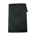 YH Concept YH-LW-0079 Crazy Horse PU Leather Metal -up Allumilum Card Holder Convenient Credit Card Carrying Accessory
