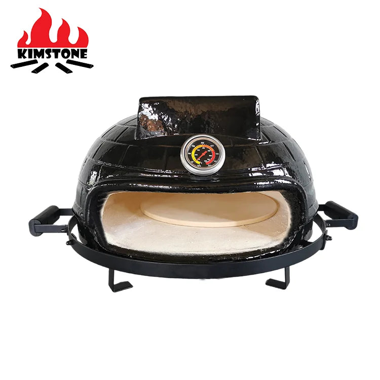 KIMSTONE 21 Inches Professional Forno a Legna Outdoor Wood Burning Portable Charcoal Grill Dome Pizza Ovens for Sale