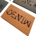 Wholesale Eco-Friendly Garment Accessories Brand Logo Genuine Leather Labels Jeans Clothing Tags Embossed Custom Color Leather
