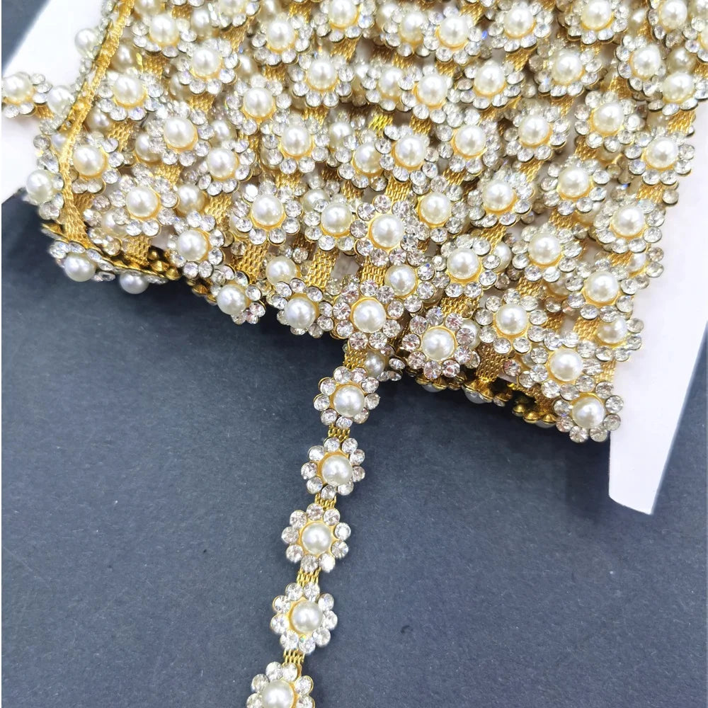 S236 12mm Wholesale 3A Grade Sew-On Motif Rhinestones Trimming Cup for Shoes Garment Accessories with Gold Base MegaBDM