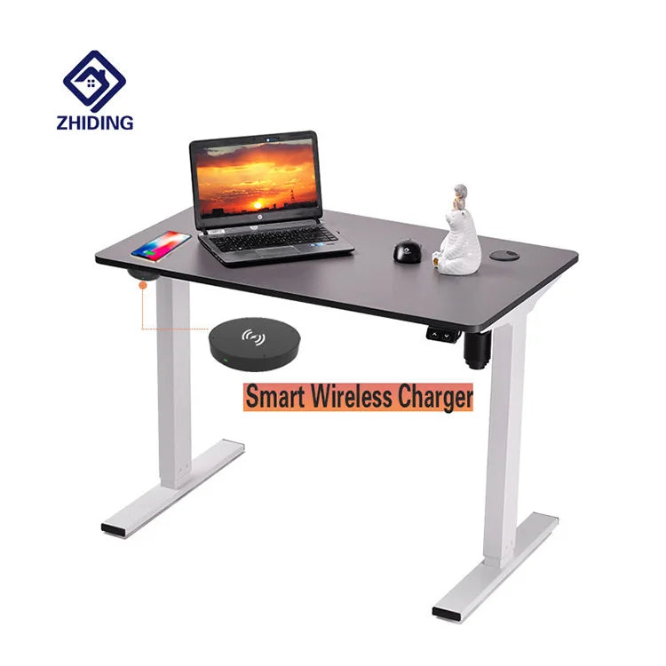 Ergonomic Desktop Electric Motor Lift Standing Deskheight Adjustable Office Table Leg Desks Lifting Desk Height Sit Stand