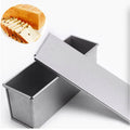 450g Anodized/Nonstick Aluminum Pullman Loaf Pan With Lid for Household and Commercial Use