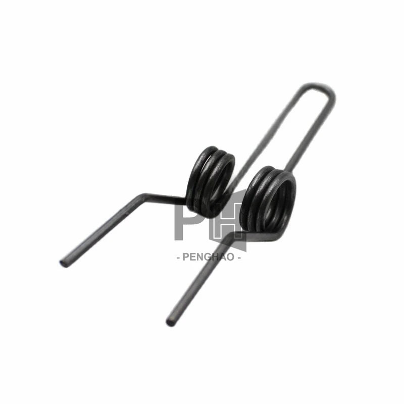 Factory OEM Custom Steel Hair Clip Small Helical Torsion Spring Curling Iron Replacement Double Torsion Spring