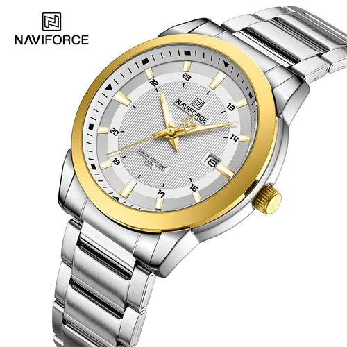 NAVIFORCE 8029 SGW Factory Wholesale Cheap Quartz Wrist Watches for Men OEM Custom Logo Water Resistant Male Date Clock Relojes