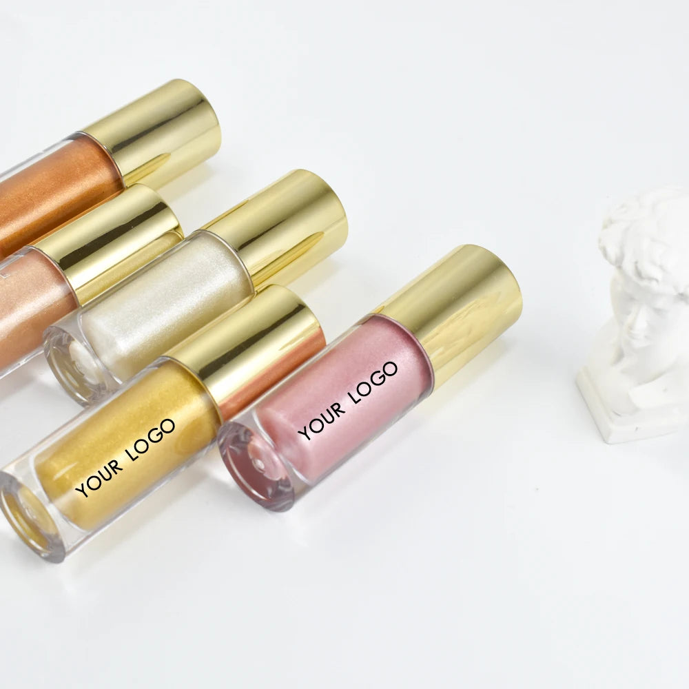 Face Highlighters Waterproof Moisturizing Light Shimmer Glow Illuminator for Face & Body Liquid Highlighter