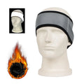 54*10 cm Women Comfortable Plush Fleece Thermal Earmuffs Hair Band Men Grey Hi Vis Reflective Headband for Adult Skating Cycling