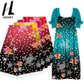 Henry Island Hibiscus Tiare Turtle Gradient Polka Dot Print Fabrics for Garment Custom Girls Dresses Fashion New