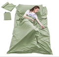 Woqi Outdoor Single/double Lightweight Portable Isolation Dirty Sleeping Bag for Camping / Hotel / Hospital / Travel