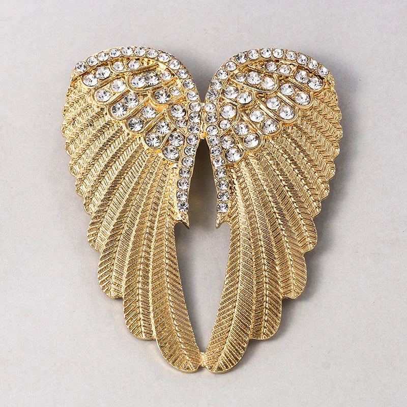 ZF Luxury Designer Fashion Jewelry Corsage Brooch Pins High Quality Safety Pins for Women Custom Rhinestone Brooch for Weddings