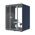 35db soundproof acoustic soundproof business office meeting pod made by 10mm lamination hollow soundproof glass