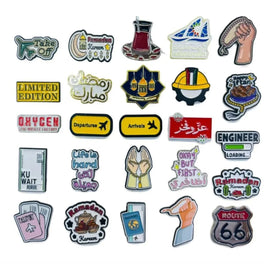 Mobile Phone Ramadan Tasbeeh Sticker Pin Logo Stick Pin Supplier Enamel Lapel Pin Metal with 3M Glue
