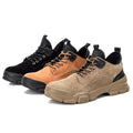 China Manufacturer's Lightweight Steel Toe Cap Men's Safety Shoes Woodland Hiking Leather Design for Winter Factory Use