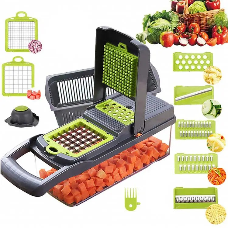 Hot Sale Multifunction Kitchen Helper Black Vegetable Cutter Grater Speedy Slicer Dicer
