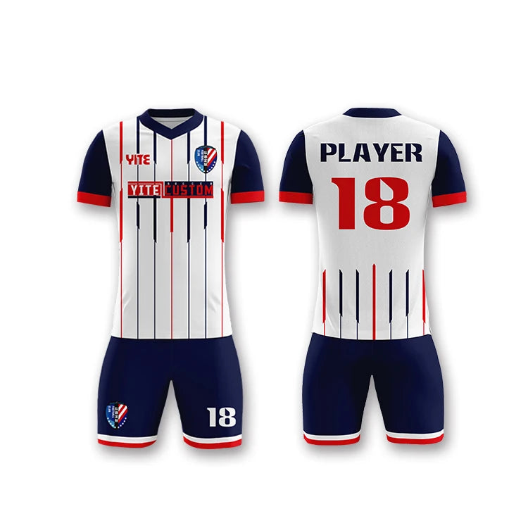 Men Soccer Wear Set Sublimation Soccer Wear Wholesale Soccer Training Jersey
