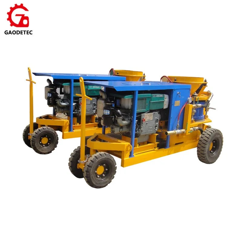 Cost-efficient Portable Dry Shotcrete Machine for Construction