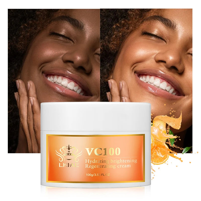 Daily Use Day and Night Thailand Anti Aging Beauty Deep Moisturizing Vitamin C Glowing Face Cream for Dark Skin