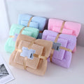 Wholesale Luxury Women Gifts Super Soft Easy Dry Multicolor Household Bathroom Microfiber Coral Fleece Shower Bath Towel Set