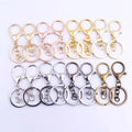 Factory Direct Sales of New Keychain Metal DIY Keychain Three Piece Set of Zinc Alloy Lobster Clasp Jewelry Accessories
