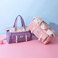 2024 Fashion Waterproof Foldable Travel Storage Duffle Bag Unisex Customized Color & Logo Outdoor Fitness with Zipper