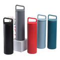 Stock 500ml 600ml Double Wall Wide Mouth Stainless Steel Vacuum Thermal Water Bottles Sports Travel Insulated Flasks with Handle