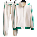 Spring and Autumn Men's Jogging Street Sportswear Two-Piece Long Sleeve Jacket Pants Suit Custom Logo Casual Suit