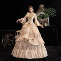 European Victoria Queen Princess Bandage Dresses Russian Women Carnival Court Dresses Noble Cosplay Costume