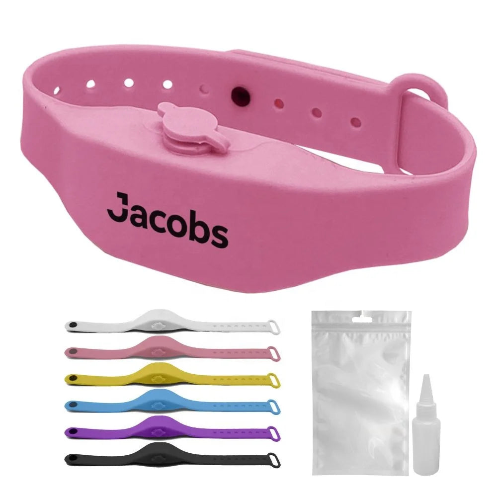 10ML Unique Wristband Hand Sanitiser Dispenser Without Liquid HS012 Promotional Gift Wristband Hand Sanitiser Dispenser in Stock
