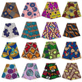 Factory Wholesale Breathable 100% Polyester African Batik Ankara Wax Print Fabric Holland Pattern Garment Use 6 Yard Per Piece
