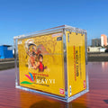 RAY YI Clear 8mm Acrylic One Piece Booster Box English Display case for OP-04 Kingdom of Intrigue