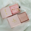 Deluxe Customized Logo Sliding Cardboard Jewelry Gift Box with UV Coating Embossing Sponge Lining (Jewelry Packaging Box)
