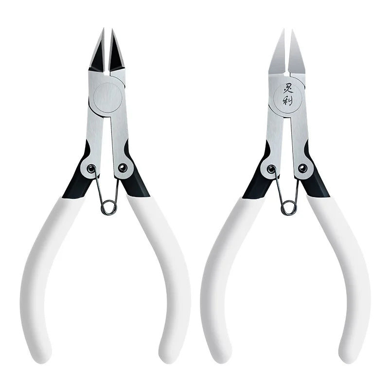 Precision Diagonal Cutting Pliers Carbon Steel Wire Cutter Electronic Repair DIY Hand Tools Anti Slip Serrated Jaw